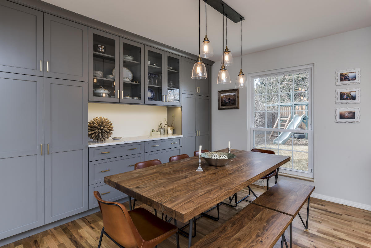 A Classic Update: custom cabinets
